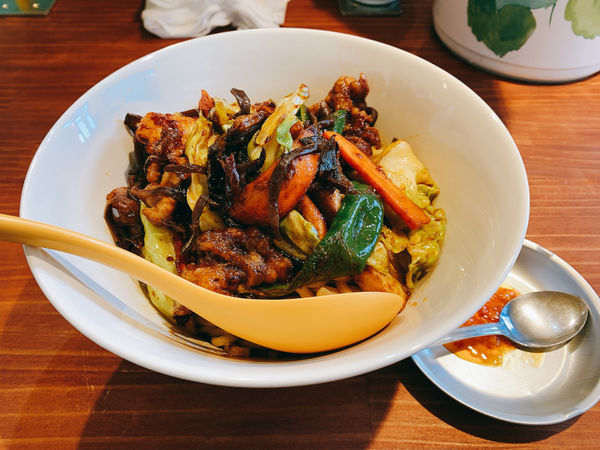 「悪魔蒙回肉」@ビーフラーメン&つけ麺 シゲジンの写真
