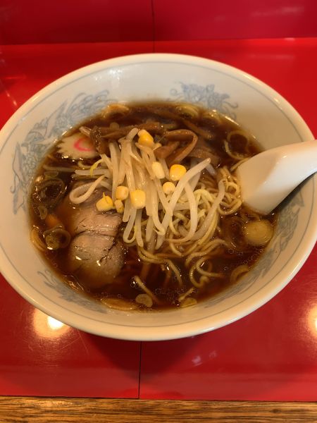 「ラーメン半チャン醤油（900円）」@メルシーの写真