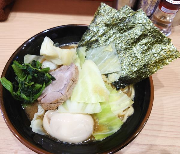 「キャベツ　並　830円　味玉　馬券サービス」@漢ラーメン 室の写真