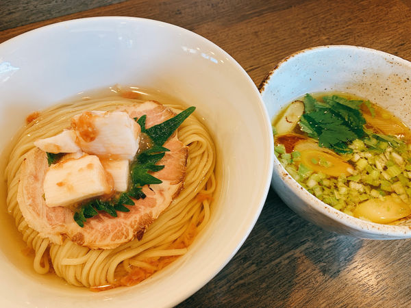 「梅の昆布水つけ麺」@らーめん楓の写真
