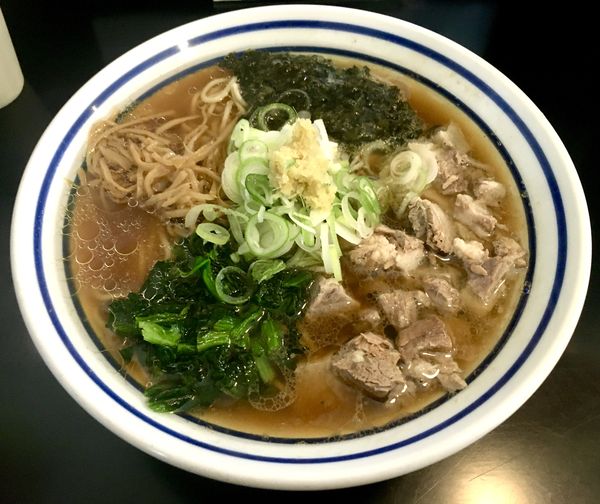「海藻とろろラーメン(カジメ)(1060¥)」@生姜醤油ラーメン 波音食堂の写真