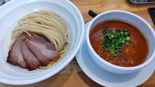 「トマ味噌つけめん870円麺大盛、追い飯無料」@つけめん・まぜそば むじゃきの写真