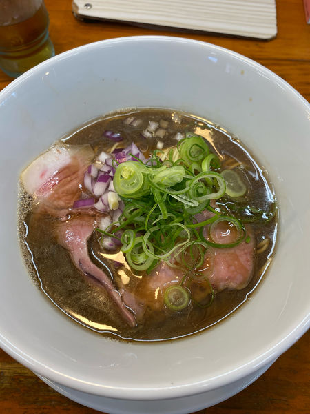 「煮干しと水（醤油）」@会津ばんだいらーめん 伊勢崎店の写真