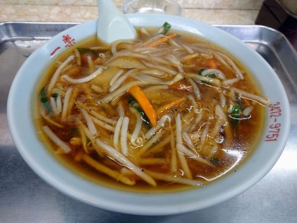 「モヤシソバ（600円）」@中華一楽の写真