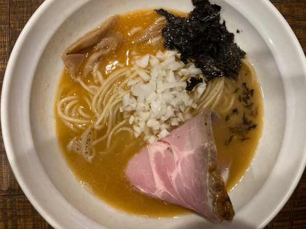 「びんびん海老蕎麦 850円」@七福軒の写真