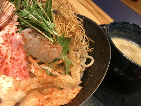 「鯛の昆布水つけ麺 300g 980円」@鯛担麺専門店 抱きしめ鯛の写真