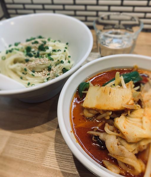 「【限定】南極味噌野菜つけ麺（￥980）」@中華ソバ ビリケンの写真