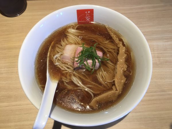 「煮干し中華そば」@煮干中華そば ハナアオイの写真