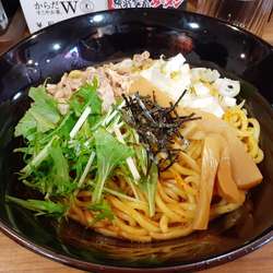 辛油そば、大盛