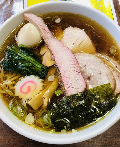 「醤油チャーシューメン」@手打中華 餐の写真