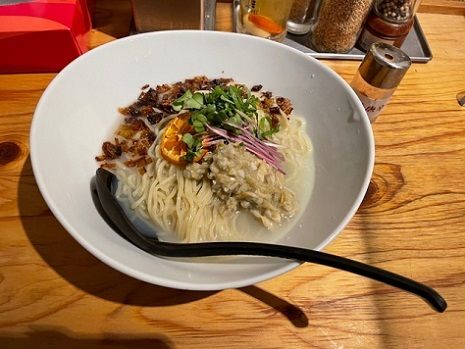 「2021年夏麺第一弾　浅利と生姜の冷しそば　大盛り」@麺場 浜虎 横浜店の写真