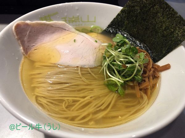 「しおそば(800円)」@中華蕎麦 瑞山（ZUIZAN）の写真