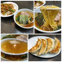 焼肉丼 ＋ ミニラーメンセット 1030円 ジャンボ餃子