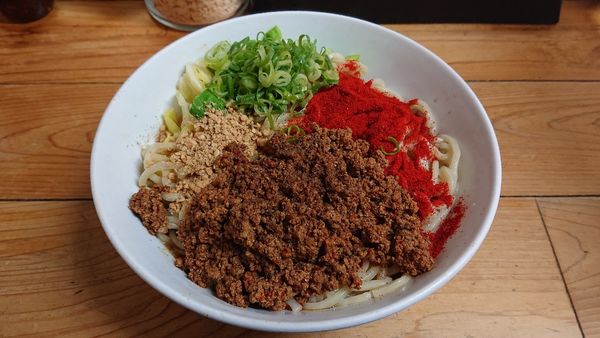 「汁無し担々麺 大」@自家製麺 てんかの写真