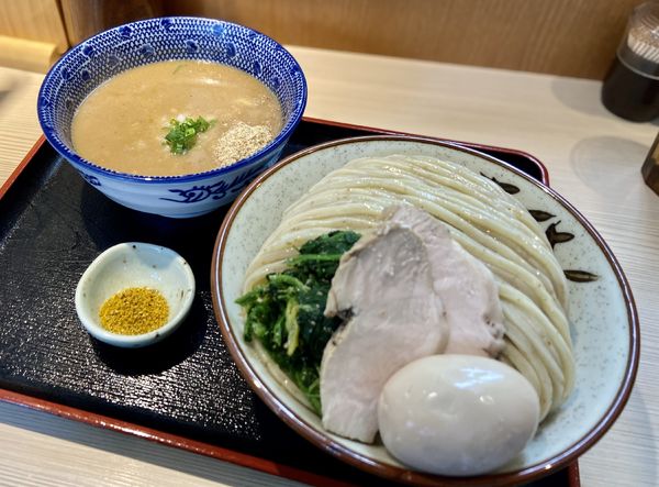 「☆春限定 とろとろ鶏塩白湯つけ麺☆」@らー麺土俵 鶴嶺峰の写真