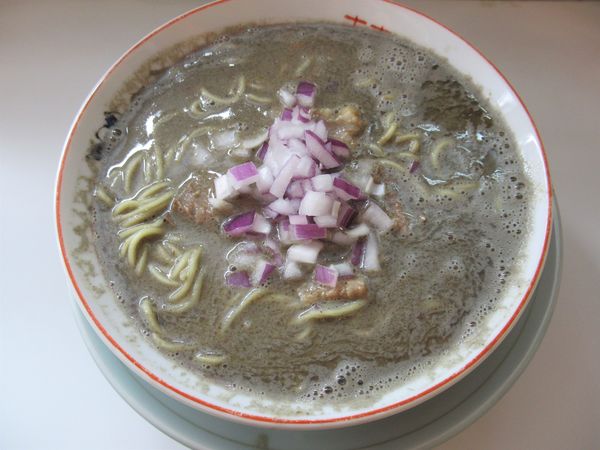 「【限定】極煮干そば(850円)」@二階麺肴酒店 黒黒黒の写真