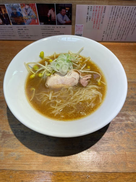 「味噌らぁめん（600円）」@淡麗らぁ麺 明鏡志水の写真