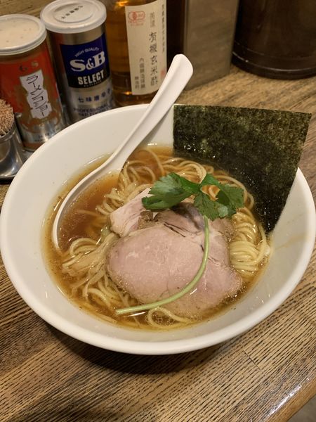 「平子煮干しそば 800円」@新橋 纏の写真