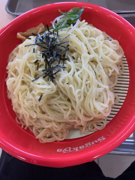 「ざるラーメン大盛」@スガキヤ イオンモール各務原店の写真