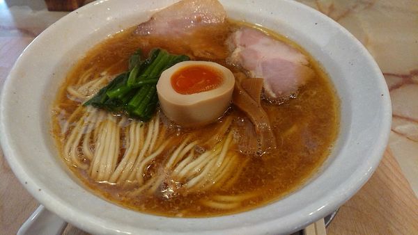 「あってり麺(究極醤油)1100円税込」@improv.の写真
