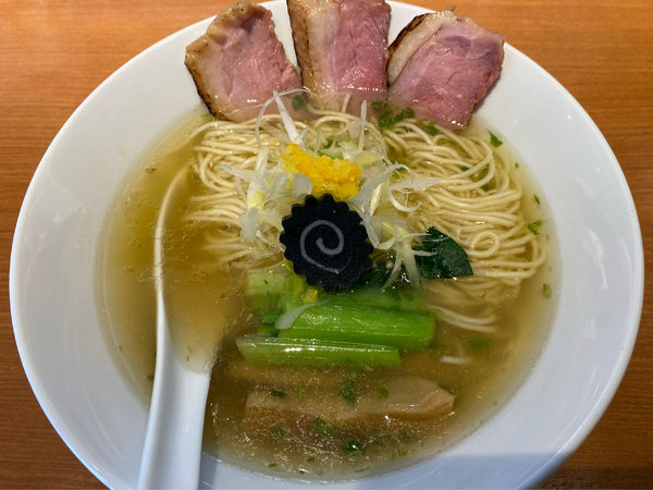 「鴨塩青唐辛子」@麺屋 上々の写真