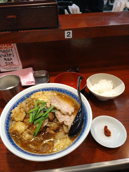 「特製スタミナ中華セット　1280円」@中華そば たた味の写真