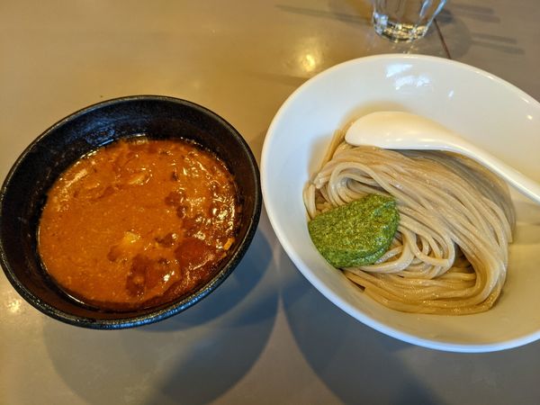 「海老トマトつけ麺950円」@つけ麺 五ノ神製作所の写真