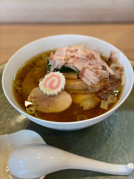 「極上かつお節の中華そば」@中華そば 深緑の写真