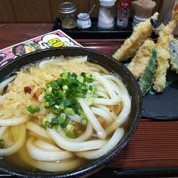 天ぷらうどん　※（中）＆温かい麺　※クーポンで５００円