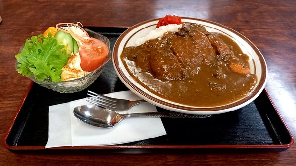 「カツカレー」@ドライブイン加茂の写真