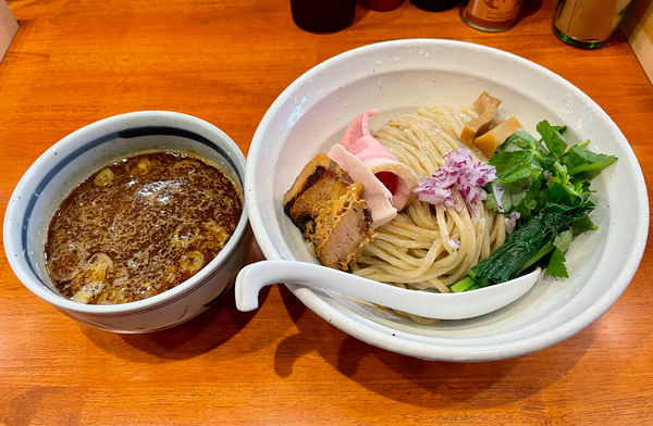 「濃厚魚介つけ麺（大盛）」@千日紅の写真
