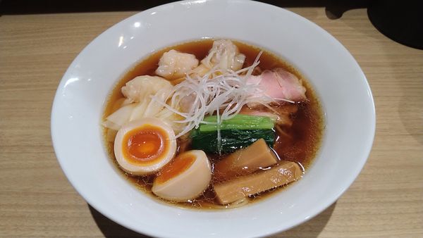 「二種の雲呑麺¥1000+味玉¥100-」@支那蕎麦 澤田の写真