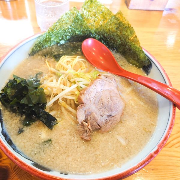 「野菜ラーメン750円　中盛100円」@椿 ラーメンショップ 木立店の写真