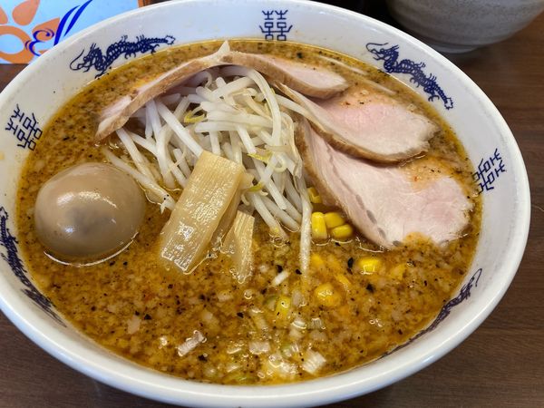 「一番ラーメン味噌中辛麺少なめ」@ラーメン一番の写真