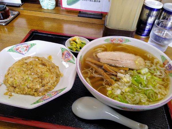 「チャーハンセットA (手打らーめん) 940円」@さのらーめん 唐沢亭の写真