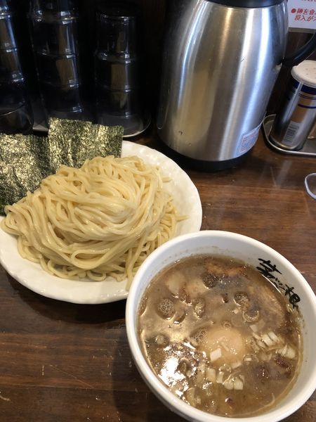 「特製つけ麺（大400g）」@麺屋 茅根の写真