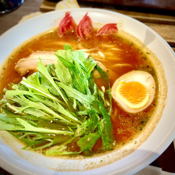 「トマトらーめん」@らーめん 愛彩流の写真