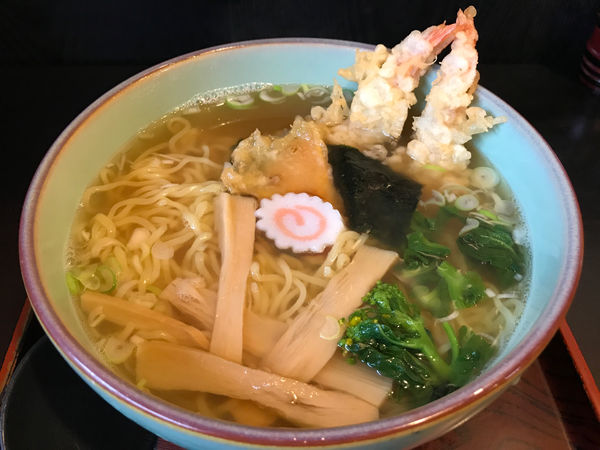 「天ぷらラーメン　850円」@麺房そば玄の写真