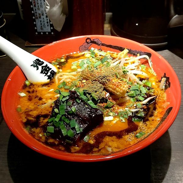 「カラシビ味噌らー麺 (カラ増し シビ増し)」@カラシビ味噌らー麺 鬼金棒の写真