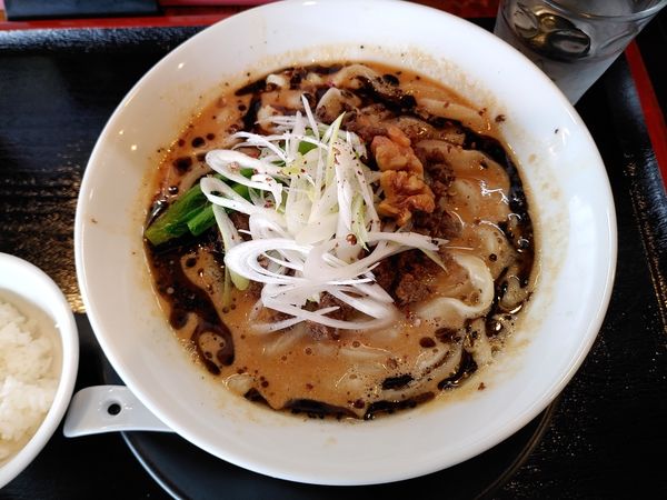 「鹿肉の汁なしタンタンメン」@麺創 なな家の写真