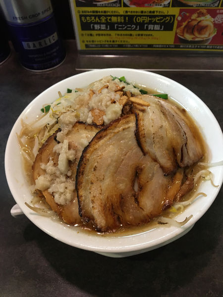 「バラスタ（小）1000円」@ガツ盛りラーメン バンブル 西浦和店の写真