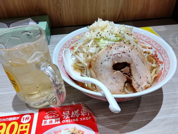 「ブタ二郎らーめん(中盛・250g)840円→500円」@高崎青春ブタ二郎の写真