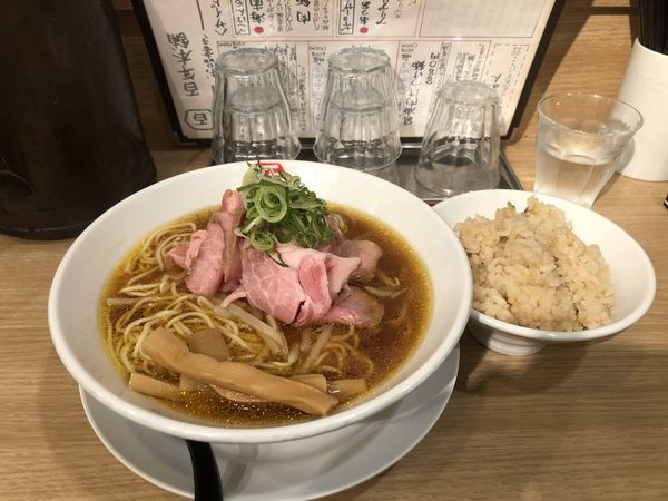 「肉汁中華ソバ (醤油) 780円」@百年本舗 秋葉原総本店の写真