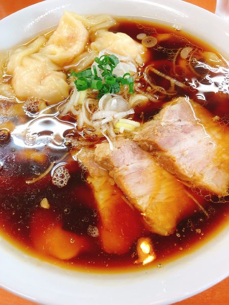 「海老ワンタン（900円）濃いめ（+50円）」@日陰の写真