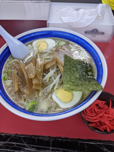 「ランチラーメン＋紅しょうが」@MURAYAMAホープ軒 本店の写真