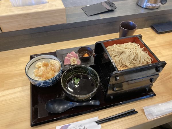 「鴨の醤油つけ麺﻿」@麺家 幸先坂の写真