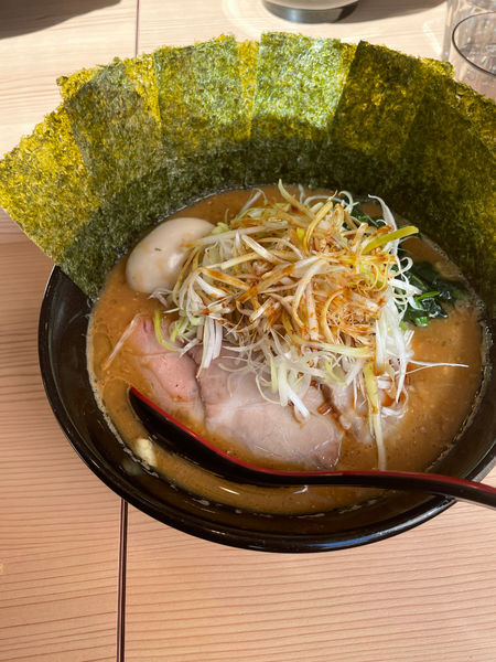 「ぽきおらーめん大盛」@極濃家系ラーメン 歩輝勇 センター北店の写真
