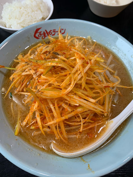 「ネギ味噌ラーメン」@くるまやラーメン 塩尻店の写真