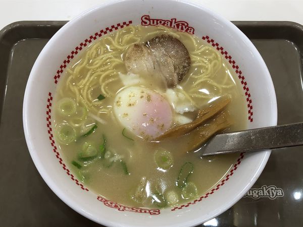 「玉子入りラーメン　￥３８０」@スガキヤ 大府アピタ店の写真
