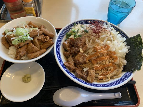 「濃厚魚介海老油そば」@大勝軒てつの写真